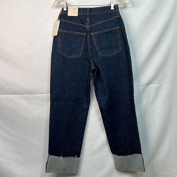 Universal Thread Vintage Straight stretch dark wash blue jeans size 2 NWT - Picture 10 of 12